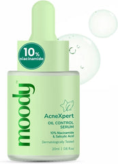 Moody AcneXpert 10% Niacinamide Oil Control & Acne Correction Serum with Azelaic & Salicylic Acid – 20ml