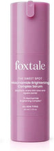Foxtale 5% niacinamide face serum bottle, purple, 30 ml