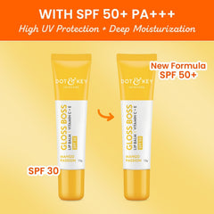 Dot & Key Mango Passion Non-Tinted Lip Balm with SPF 30 – 12g | Colorless Moisturizing Lip Balm for Men & Women | Dry & Chapped Lip Care | Winter Lip Care