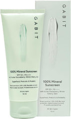 Gabit 100% Mineral Sunscreen SPF 50 PA++++ – Water & Sweat Resistant, UVA/UVB & Blue Light Protection – 50ml