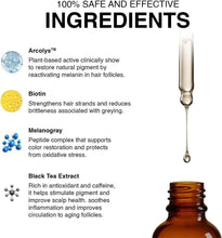 Amber hair prime serum bottle with dropper