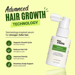 Little Extra Reactivate Hair Growth Serum with 2% Rosemary, Anagain, Redensyl, Procapil & Baicapil – 30ml