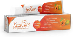 Kozicare Kojic Acid & Papaya Face Cream – Tan Removal & Skin Brightening Cream for Glowing Skin – Non-Greasy & Lightweight – 15g