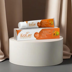 Kozicare Kojic Acid & Papaya Face Cream – Tan Removal & Skin Brightening Cream for Glowing Skin – Non-Greasy & Lightweight – 15g