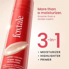 Foxtale Vitamin C Super Glow Moisturizer with Niacinamide & Peptides – Pigmentation Care & Radiance Boosting Moisturizer – 50ml