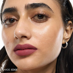 FAE Beauty Lip Whip 12H Matte Liquid Lipstick – Long-Wear, Non-Drying Soft Mousse, Smudgeproof, Vegan – Edge