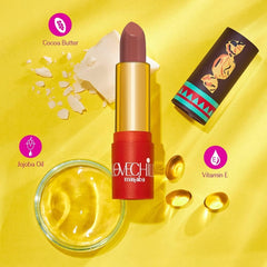 LoveChild Masaba - Caramel - Luxe Matte Lipstick, Moisturising, Long lasting, Finish, Bullet Matte Pink Nude Lipstick, 4ML