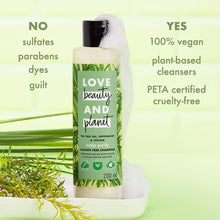 Purifying shampoo bottle with foam, sulfate-free, 200 ml