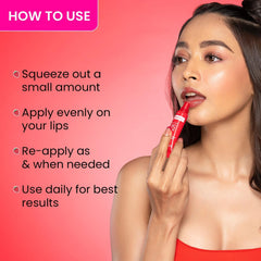 Dot & Key Ceramide & Peptide Barrier Repair Brightening Lip Balm SPF 50 PA+++ – Red Romance | 10g | Tinted Lip Balm for Hydration, Barrier Care & Sun Protection