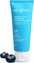 Dot & Key Barrier Repair + Hydrating Gentle Face Wash with Probiotic & Ceramide – 175ml | Gentle Face Cleanser for Dry, Normal & Sensitive Skin | Removes Dirt & Oil | Unisex