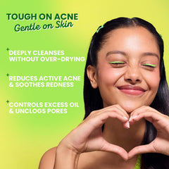 Dot & Key Cica 2% Salicylic Acid Face Wash with Green Tea – 200ml Each | Pack of 2 | Sulphate-Free Face Cleanser for Oily & Acne-Prone Skin | Men & Women
