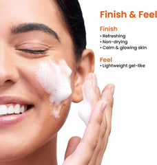 Foxtale Refreshing Face Wash with Niacinamide | Deep Cleansing, Hydrating & Brightening Cleanser | Non-Drying | All Skin Types | 100ml
