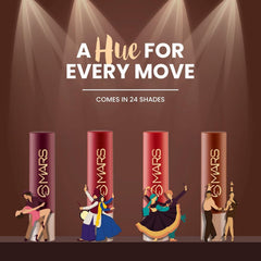 MARS Creamy Matte Long Lasting Lipstick 02-Zesty Zumba | Smooth, Lightweight & Single Swipe Application | 3.2g