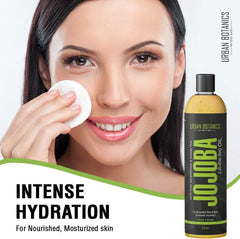 UrbanBotanics® Cold Pressed Jojoba Oil for Skin & Hair - Virgin & Unrefined - 100ml