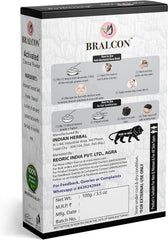 Bralcon Activated Charcoal, Chandan, Orange Peel & Multani Mitti Powder Combo – 400g (100g x 4) – Face Pack & Skin Care Powders