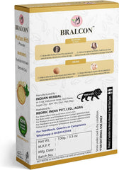 Bralcon Activated Charcoal, Chandan, Orange Peel & Multani Mitti Powder Combo – 400g (100g x 4) – Face Pack & Skin Care Powders