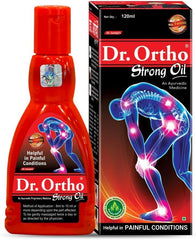Dr.Ortho Ayurvedic Strong Oil 120ml – Ayurvedic Massage Oil for Joint, Knee, Neck, Back & Shoulder Care