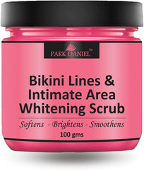 Park Daniel Bikini Lines & Intimate Area Whitening Scrub – Lightening & Exfoliating Cream for Sensitive Skin – 100g