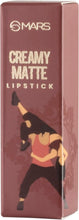 MARS Creamy Matte lipstick box, mauve-pink shade 08 Hip-Hop