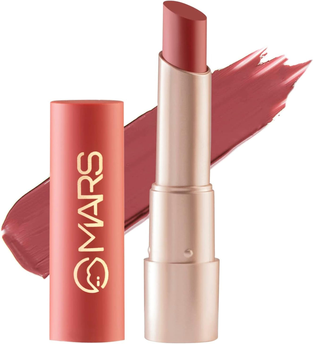 MARS Creamy Matte Long Lasting Lipstick for Women – Smooth, Lightweight & Highly Pigmented Formula – Single Swipe Application – Shade 08 Hip-Hop – 3.2g