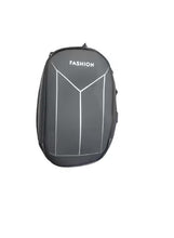 Gray compact protective bag with FASHION text