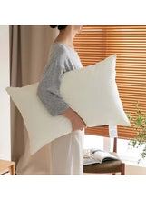 Set of 2 100% Cotton Pillows, 5-Star Hotel Quality, White, 48x74cm