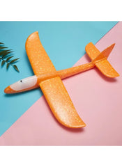 Hand Throwing Foam Airplane with LED Lights – 48x16x6cm | Glider Toy for Kids & Outdoor Fun