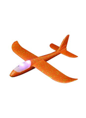 Hand Throwing Foam Airplane with LED Lights – 48x16x6cm | Glider Toy for Kids & Outdoor Fun