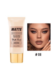 Matte Liquid Concealer Foundation – Flawless Coverage & Invisible Pores