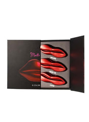 Matte Lipstick Set – Bold Colors in Lip-Shaped Tube Design