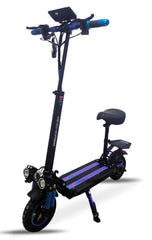H5 Pro Electric Folding Scooter, 1200W Motor, 48V 18Ah Battery, 41KM Range, Dual Suspension and Remote Lock with Helmet and Safety Vest
