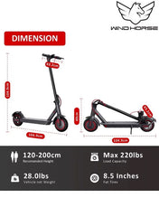 Patinete eléctrico plegable Huitich con autonomía de 30 km para desplazamientos diarios