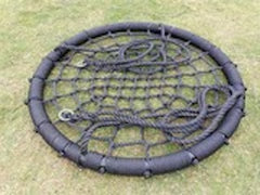 Round Swing – Net Design Outdoor & Indoor Swing Seat (120 cm, 100 cm, 60 cm)