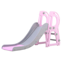 Long Slide for Kids – Pink Indoor & Outdoor Playground Slide (160×40×95 cm)