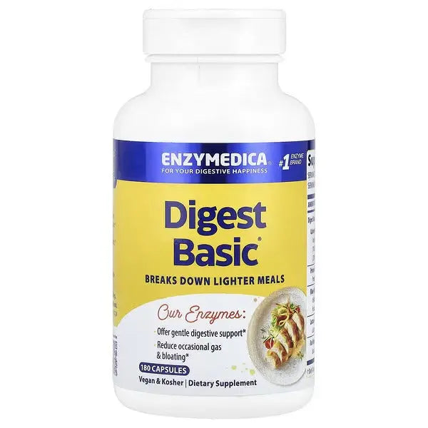 Enzymedica Digest Basic® – 180 Capsules Enzymedica