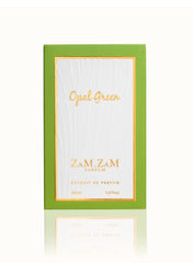 Zamzam Opal Green Perfume – 40ml, Unisex Eau de Parfum