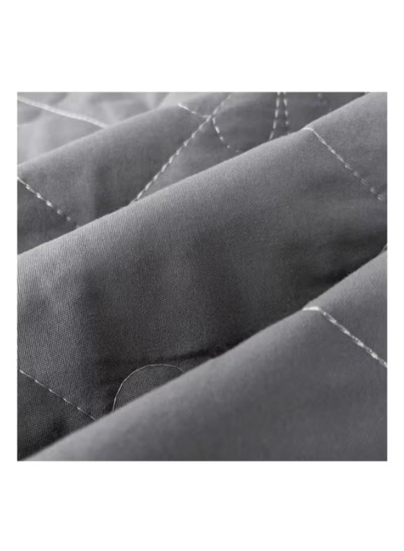 Waterproof Fitted Bedding Topper Set – Dark Grey | Mattress & Pillow Protector with 2 Pillowcases (Multiple Sizes) - Mumzar