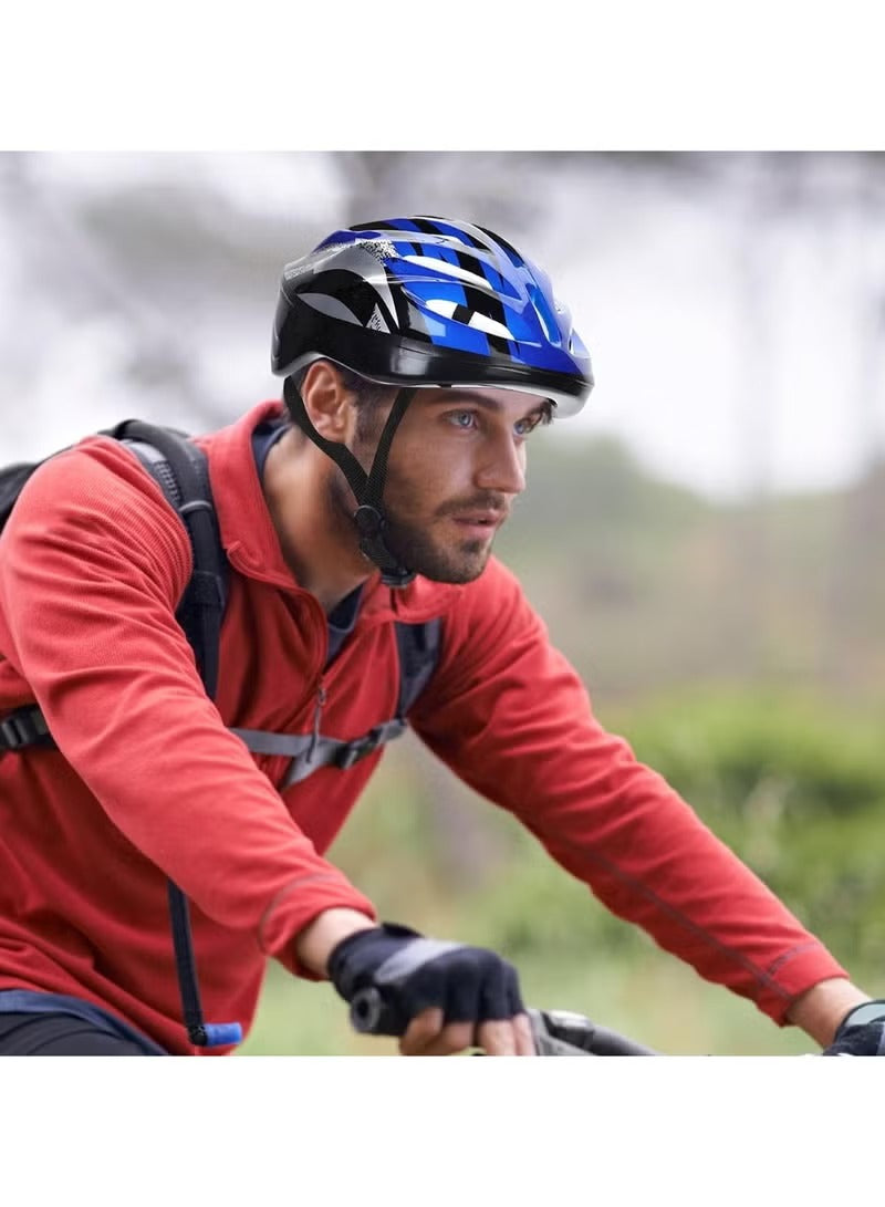 Skating Helmet Thick Sponge Inner Pad Protection (Red & Blue) - Mumzar