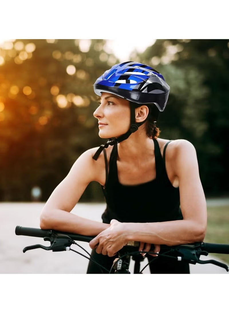 Skating Helmet Thick Sponge Inner Pad Protection (Red & Blue) - Mumzar