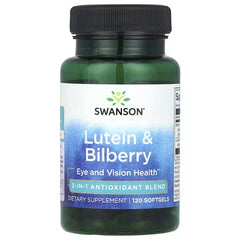 Swanson Lutein & Bilberry – 120 Softgels