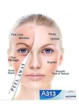 A313 retinol night cream tube and pack with skincare icons