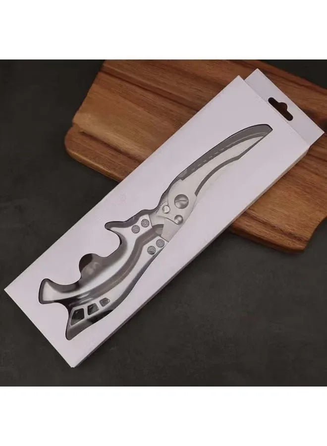 Powerful Chicken Bone Scissors – 300g Heavy-Duty Poultry Shears with Aluminum Handle - Mumzar