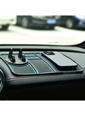 Silicone Anti-Skid Mat for Car Dashboard – Non-Slip Dashboard Pad (Red & Blue) - Mumzar