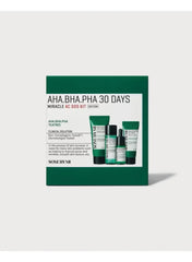 Some By Mi AHA BHA PHA 30 Days Miracle AC SOS Kit – 4 Step Acne Care Travel Set (70ml + 20g) - Mumzar