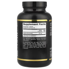 California Gold Nutrition Sport Creatine Monohydrate – Unflavoured Powder 453g, 1kg, 5g Sachet & 750mg 240 Veggie Capsules | Strength, Energy & Performance Support
