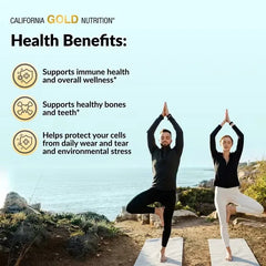 California Gold Nutrition Vitamin D3 2000 IU (50 mcg) – 90 & 360 Fish Gelatin Softgels | Bone, Immune & Muscle Support