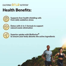 Silymarin Complex health benefits infographic with three protective and uptake icons