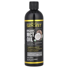 California Gold Nutrition Sport Organic MCT Oil – Unflavoured – 355 ml & 946 ml