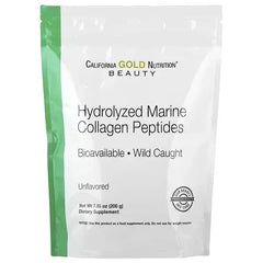 California Gold Nutrition Hydrolysed Marine Collagen Peptides – Unflavoured – 200g & 500g
