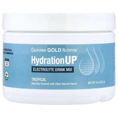 California Gold Nutrition HydrationUP® مكملات ترطيب الإلكتروليت – مجموعة متنوعة ومساحيق بنكهات (المدارية، الحمضيات، فواكه مشكلة، العنب، التوت المشكل)